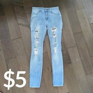 pacsun high waisted super stretch skinny jeans